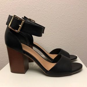 Ankle Strap Heeled Sandals